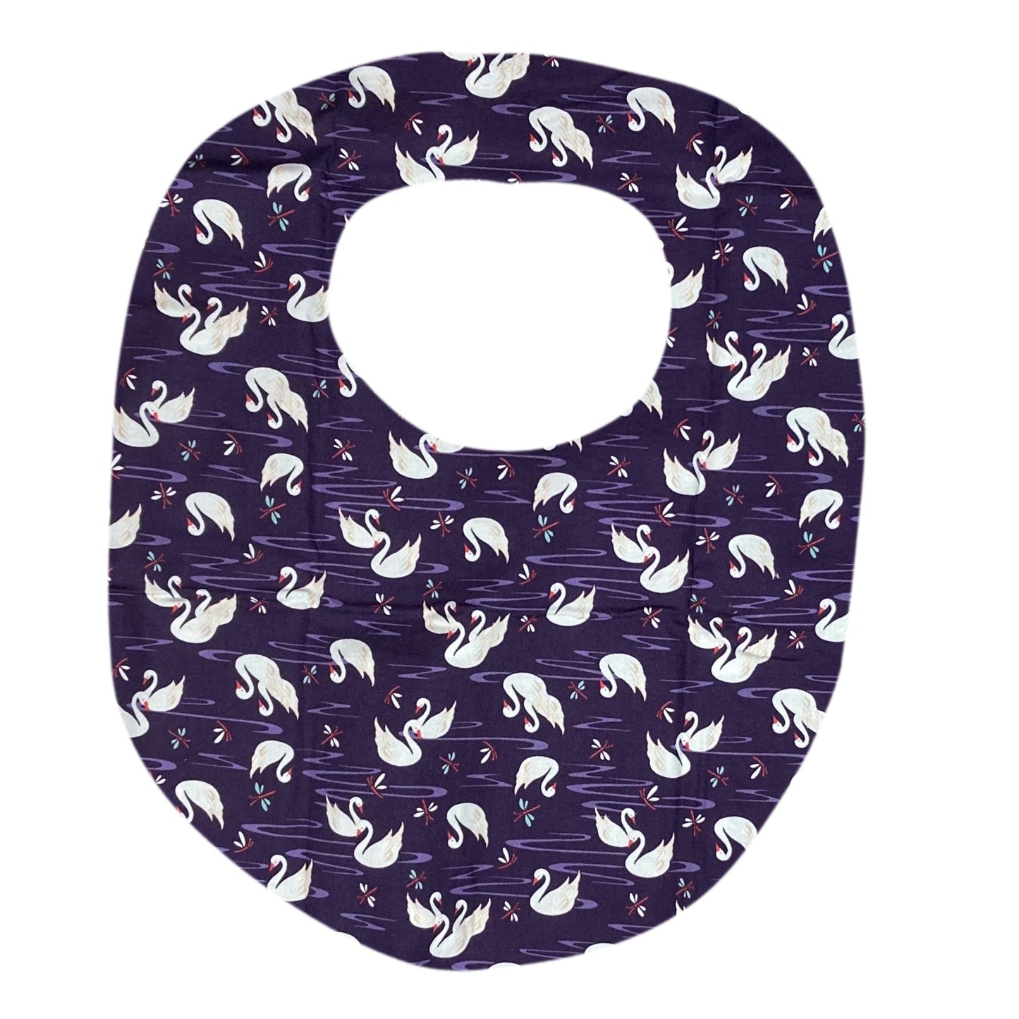 Swans on Purple