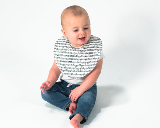 Music Notes Bib