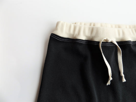 Black Color Block Shorts